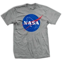 Ohio Mens NASA "Meatball" Insignia- Gray - T-Shirt
