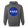 Ohio NASA Logo Hoodie Grey Men