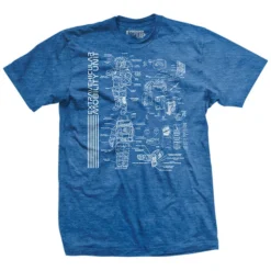 Ohio NASA "EMU" Blueprint T-Shirt Men