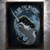 PTS I Am The Weapon Vintage Tin Sign Signs 2 PTS I Am The Weapon Vintage Tin Sign Signs