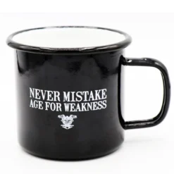 Ohio Old Man's Club Age For Weakness Tin Mug