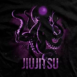 Ohio Jiu Jitsu Purple Octopus T-Shirt Get Fit Or Die