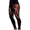 SV Women's Brown Octopus Leggings