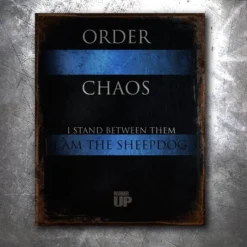 PTS Leo Order And Chaos Vintage Tin Sign