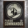 PTS Pando Commando Vintage Tin Sign