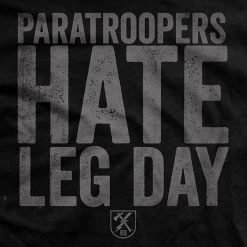 Ohio Paratroopers Hate Leg Day T-Shirt Featured