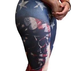 SV Women's Patriot Skull Leggings 5 SV Women's Patriot Skull Leggings