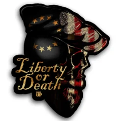 Ohio Veteran Patriot Skull Sticker