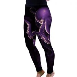 SV Women's Purple Octopus Leggings Featured