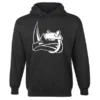 Ohio Rhino Black Hoodie