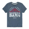 Ohio Kids Kid's Raised In A Barn Tee