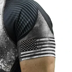 SV White Rank Rash Guard Men