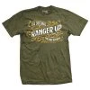 Ohio Hunting, Fishing & Outdoors Vintage Ranger Up - Green - T-Shirt