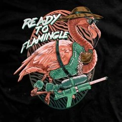 Ohio Star Spangled Summer Ready To Flamingle T-Shirt