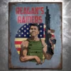PTS Signs Reagan's Raiders Vintage Tin Sign