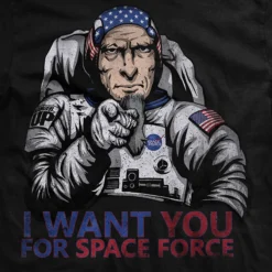 Ohio Men Space Force Uncle Sam T-Shirt