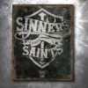 PTS Sinners And Saints Vintage Tin Sign 2 PTS Sinners And Saints Vintage Tin Sign