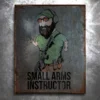 PTS Signs Small Arms Instructor Vintage Tin Sign 2 PTS Signs Small Arms Instructor Vintage Tin Sign