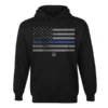 Ohio Thin Blue Line Flag Hoodie Men