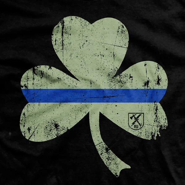 Ohio Thin Blue Line Shamrock T-Shirt Men 4 Ohio Thin Blue Line Shamrock T-Shirt Men