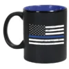 Ohio Leo Thin Blue Line Flag Contrast Mug