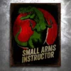 PTS Small Arms Instructor T-Rex Vintage Tin Sign