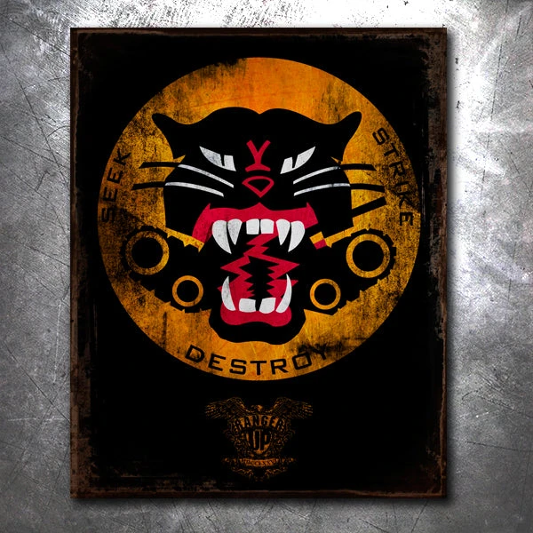 PTS Tank Destroyer Vintage Tin Sign Signs 3 PTS Tank Destroyer Vintage Tin Sign Signs