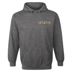 Ohio Men Vettys Boot Statue Logo Charcoal Hoodie