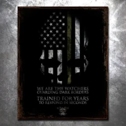 PTS The Watchers Vintage Tin Sign Signs