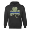 Ohio Thin Blue Line Shamrock Hoodie Men