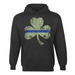 Ohio Thin Blue Line Shamrock Hoodie Men