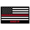 Ohio Gear Thin Red Line Flag Sticker