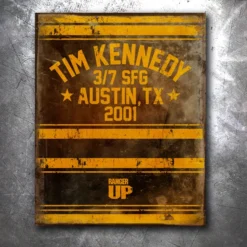 PTS Tim Kennedy Fight Vintage Tin Sign Signs