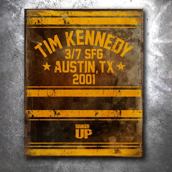 PTS Tim Kennedy Fight Vintage Tin Sign Signs 3 PTS Tim Kennedy Fight Vintage Tin Sign Signs