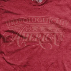 Ohio Unapologetically American Washed Out - Red - T-Shirt