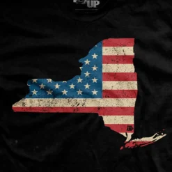 Ohio Men U.S Flag - New York T-Shirt