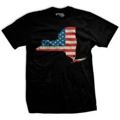 Ohio Men U.S Flag - New York T-Shirt