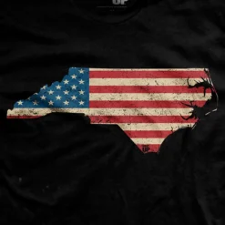 Ohio Men U.S Flag - North Carolina T-Shirt