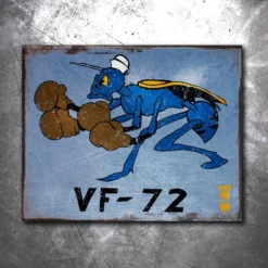 PTS Signs VF-72 Fighting Wasps Vintage Tin Sign