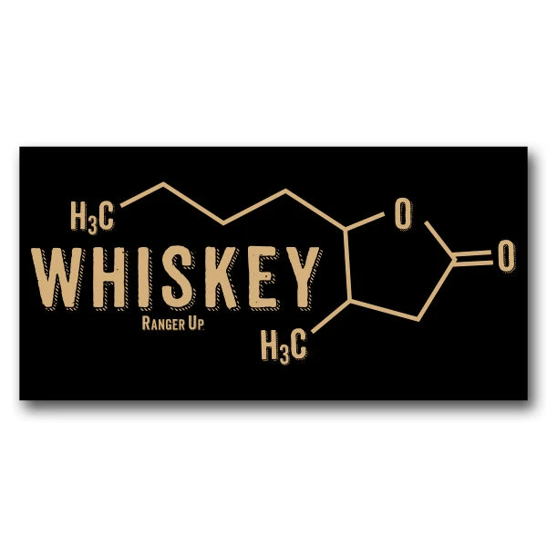 Ohio Whiskey Molecule Sticker 3 Ohio Whiskey Molecule Sticker