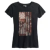 Ohio Women's Chocolate Chip Camo Flag Tee
