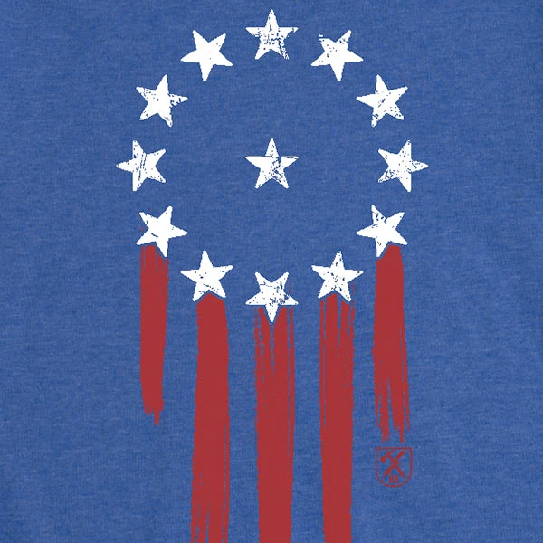 Ohio NEW Designs! Women's Cowpen Flag Tee 4 Ohio NEW Designs! Women's Cowpen Flag Tee