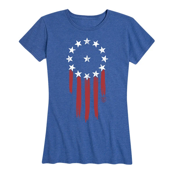 Ohio NEW Designs! Women's Cowpen Flag Tee 3 Ohio NEW Designs! Women's Cowpen Flag Tee