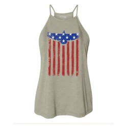 Ohio Women's Eagle Flag High Neck Tank