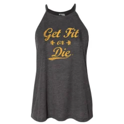 Ohio Women's Get Fit Or Die Classic High Neck Tank