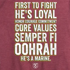 Ohio NEW Designs! Women's He's A Marine Tee