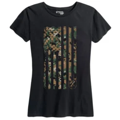Ohio Women's MARPAT Camo Flag Tee