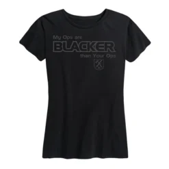 Ohio Women's My Ops Are Blacker Tee Black