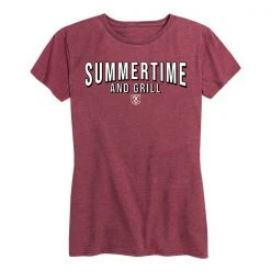 Ohio Star Spangled Summer Women's Summertime And Grill Tee