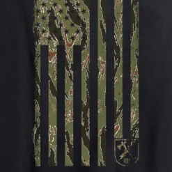 Ohio Women's Tiger Stripes Camo Flag Tee